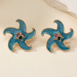 Bohemian star earrings M177